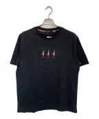BLACK LABEL CRESTBRIDGEブラックレーベル クレストブリッジ）の古着「半袖カットソー」｜ブラック