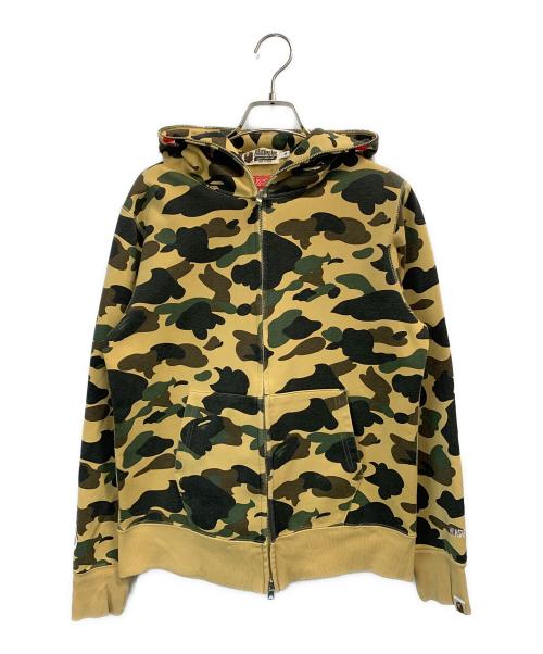 A BATHING APE（アベイシングエイプ）A BATHING APE (アベイシングエイプ) ジップパーカー ベージュ サイズ:Ｍの古着・服飾アイテム