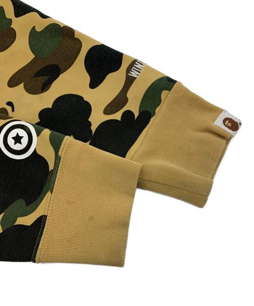 A BATHING APE（アベイシングエイプ）A BATHING APE (アベイシングエイプ) ジップパーカー ベージュ サイズ:Ｍの古着・服飾アイテム