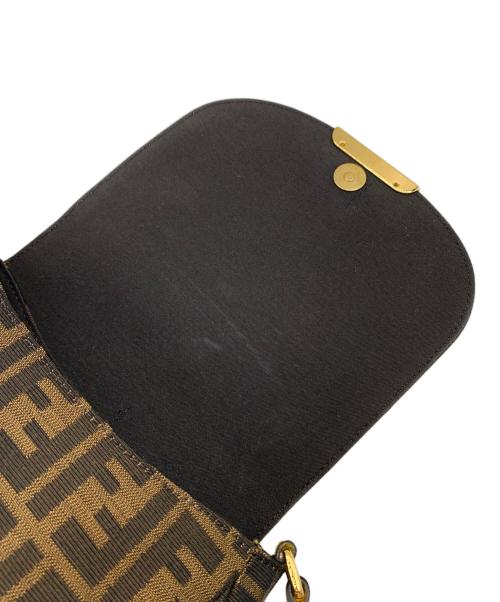 FENDI（フェンディ）FENDI (フェンディ) フラップショルダーバッグ イエローの古着・服飾アイテム