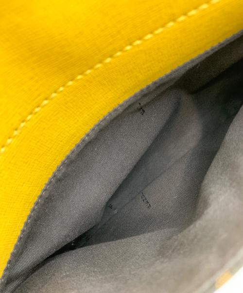 FENDI（フェンディ）FENDI (フェンディ) フラップショルダーバッグ イエローの古着・服飾アイテム