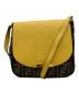 FENDI（フェンディ）の古着「フラップショルダーバッグ」｜イエロー