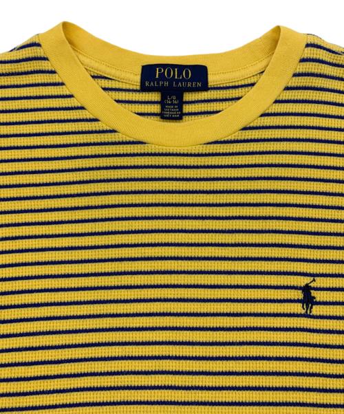 POLO RALPH LAUREN（ポロ・ラルフローレン）POLO RALPH LAUREN (ポロ・ラルフローレン) 長袖カットソー イエロー サイズ:Lの古着・服飾アイテム