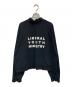 Liberal youth ministry（リベラルユースミニストリー）の古着「ロゴプリントタートルネックTシャツ」｜ブラック