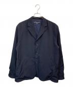 COMME des GARCONS HOMMEコムデギャルソン オム）の古着「ウールギャバ 3Bジャケット」｜ネイビー