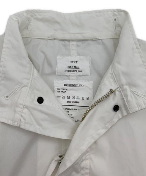 HYKE（ハイク）HYKE (ハイク) N/C TYPE M―65 FIELD JACKET/M65フィールドジャケット ホワイト サイズ:Sの古着・服飾アイテム