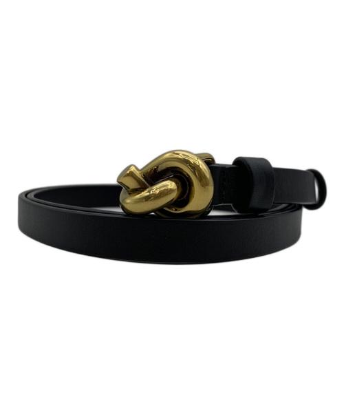 BOTTEGA VENETA（ボッテガベネタ）BOTTEGA VENETA (ボッテガベネタ) ノット ベルト ブラックの古着・服飾アイテム