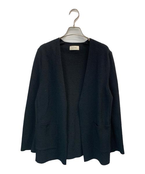 DES PRES（デ プレ）DES PRES (デ プレ) プチブークレーミラノリブ ノーカラージャケット ブラック サイズ:Fの古着・服飾アイテム