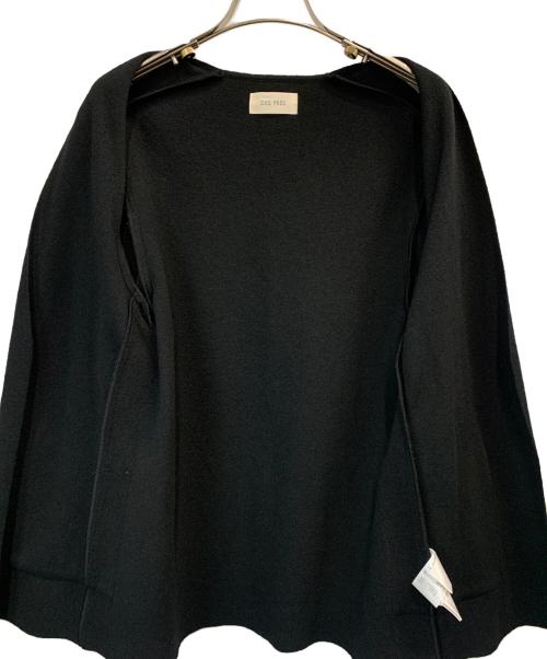 DES PRES（デ プレ）DES PRES (デ プレ) プチブークレーミラノリブ ノーカラージャケット ブラック サイズ:Fの古着・服飾アイテム