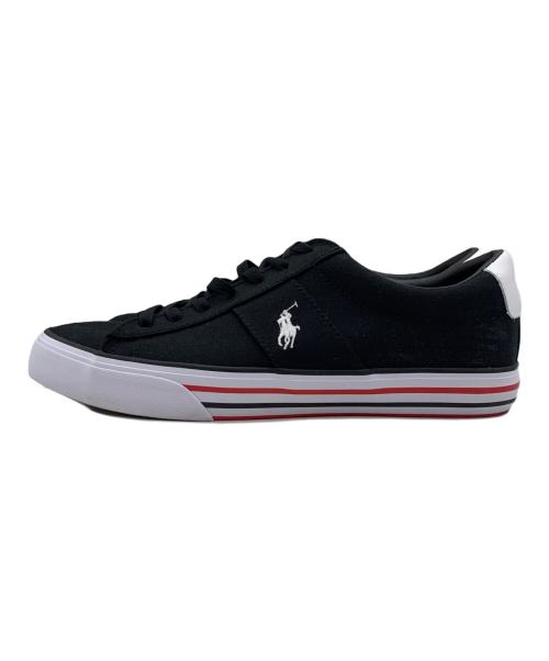 POLO RALPH LAUREN（ポロ・ラルフローレン）POLO RALPH LAUREN (ポロ・ラルフローレン) ローカットスニーカー ブラック サイズ:9の古着・服飾アイテム