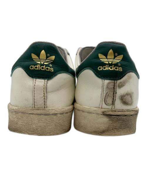 adidas（アディダス）adidas (アディダス) JABBAR LOW ホワイト×グリーン サイズ:28.0cmの古着・服飾アイテム
