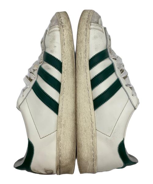 adidas（アディダス）adidas (アディダス) JABBAR LOW ホワイト×グリーン サイズ:28.0cmの古着・服飾アイテム