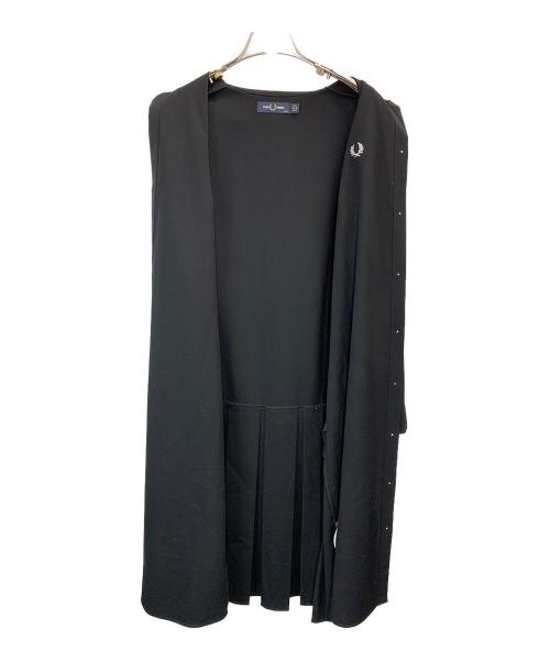 FRED PERRY（フレッドペリー）FRED PERRY (フレッドペリー) シャツワンピース ブラック サイズ:UK8の古着・服飾アイテム