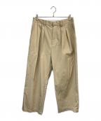 JOURNAL STANDARD relumeジャーナルスタンダード レリューム）の古着「タックパンツ」｜ベージュ