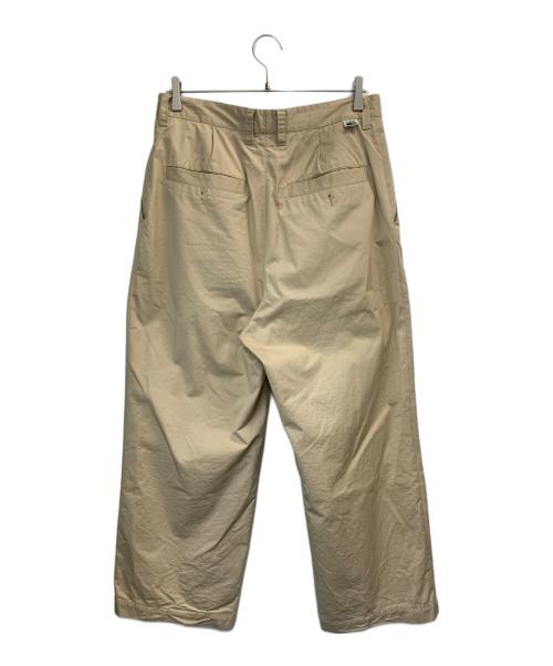 JOURNAL STANDARD relume（ジャーナルスタンダード レリューム）JOURNAL STANDARD relume (ジャーナルスタンダード レリューム) タックパンツ ベージュ サイズ:Lの古着・服飾アイテム