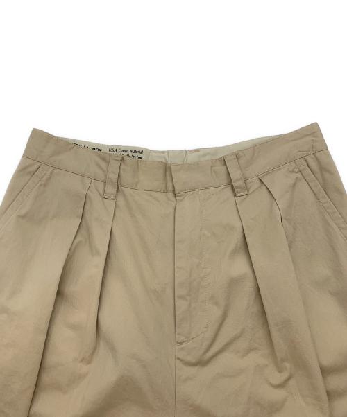 JOURNAL STANDARD relume（ジャーナルスタンダード レリューム）JOURNAL STANDARD relume (ジャーナルスタンダード レリューム) タックパンツ ベージュ サイズ:Lの古着・服飾アイテム