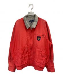 POLO RALPH LAUREN（ポロ・ラルフローレン）の古着「ジップアップジャケット」｜レッド