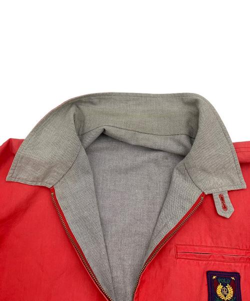 POLO RALPH LAUREN（ポロ・ラルフローレン）POLO RALPH LAUREN (ポロ・ラルフローレン) ジップアップジャケット レッド サイズ:Lの古着・服飾アイテム