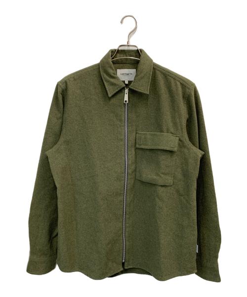 CarHartt（カーハート）CarHartt (カーハート) オスカーシャツ グリーン サイズ:Lの古着・服飾アイテム