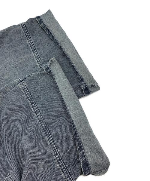 mideal（マイディール）mideal (マイディール) カットアウトワイドデニムパンツ インディゴ サイズ:Sの古着・服飾アイテム