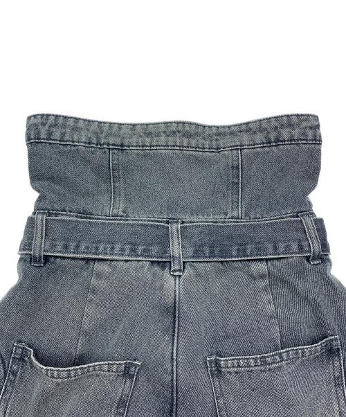 mideal（マイディール）mideal (マイディール) カットアウトワイドデニムパンツ インディゴ サイズ:Sの古着・服飾アイテム