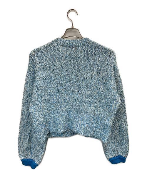 UNITED ARROWS TOKYO（ユナイテッドアローズトウキョウ）UNITED ARROWS TOKYO (ユナイテッドアローズトウキョウ) カラーミックス クルーネックニット ブルー サイズ:記載なしの古着・服飾アイテム