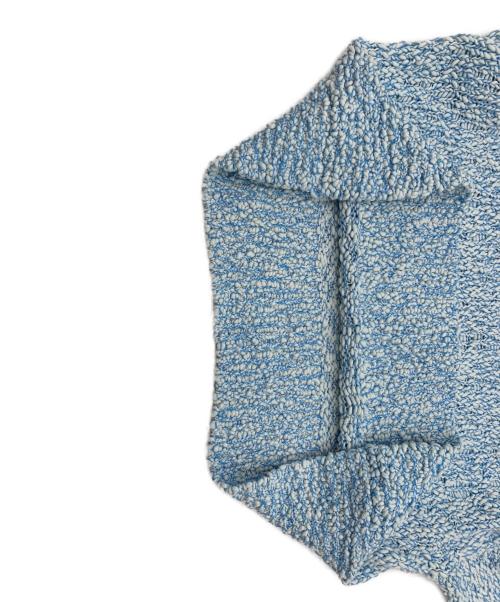 UNITED ARROWS TOKYO（ユナイテッドアローズトウキョウ）UNITED ARROWS TOKYO (ユナイテッドアローズトウキョウ) カラーミックス クルーネックニット ブルー サイズ:記載なしの古着・服飾アイテム
