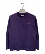 LACOSTEラコステ）の古着「ベーシックロングスリーブTシャツ」｜パープル