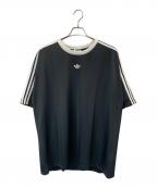 adidasアディダス）の古着「半袖Tシャツ」｜ブラック
