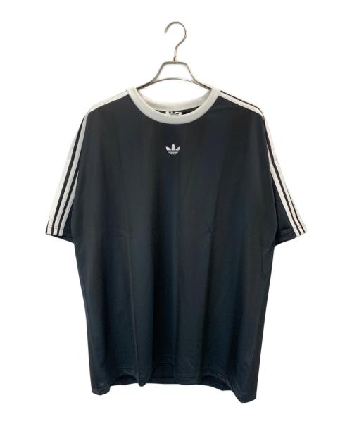 adidas（アディダス）adidas (アディダス) 半袖Tシャツ ブラック サイズ:3XLの古着・服飾アイテム