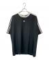 adidas（アディダス）の古着「半袖Tシャツ」｜ブラック