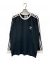 adidas（アディダス）の古着「ロングスリーブカットソー」｜ブラック