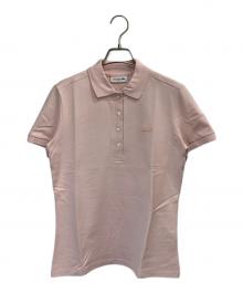 LACOSTE（ラコステ）の古着「ストレッチコットンピケポロシャツ」｜ピンク