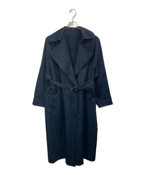 CIEL AIR（シエルエアー）CIEL AIR (シエルエアー) リバーシブルトレンチコート ネイビー サイズ:Fの古着・服飾アイテム
