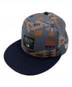 New Era×PENDLETONニューエラ×ペンドルトン）の古着「キャップ」｜ベージュ×ネイビー