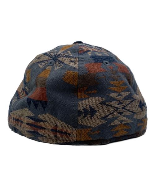 New Era（ニューエラ）New Era (ニューエラ) PENDLETON (ペンドルトン) キャップ ベージュ×ネイビー サイズ:7 3/8（58.7㎝）の古着・服飾アイテム