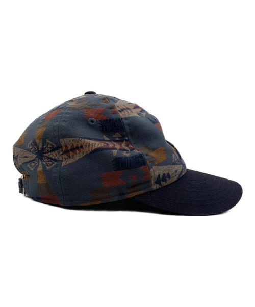 New Era（ニューエラ）New Era (ニューエラ) PENDLETON (ペンドルトン) キャップ ネイビー×ベージュ サイズ:MEDIUM/LARGEの古着・服飾アイテム