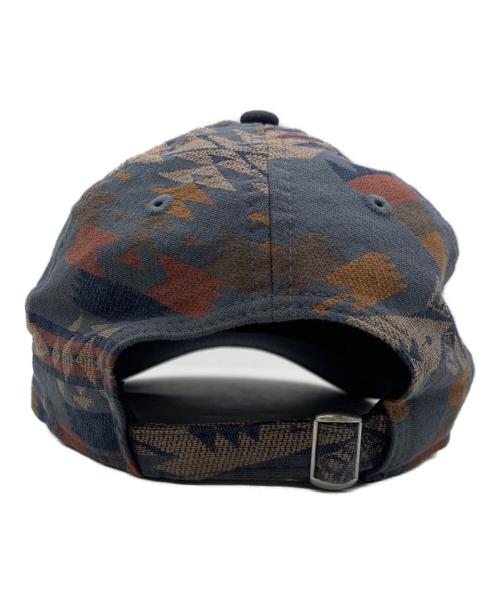 New Era（ニューエラ）New Era (ニューエラ) PENDLETON (ペンドルトン) キャップ ネイビー×ベージュ サイズ:MEDIUM/LARGEの古着・服飾アイテム