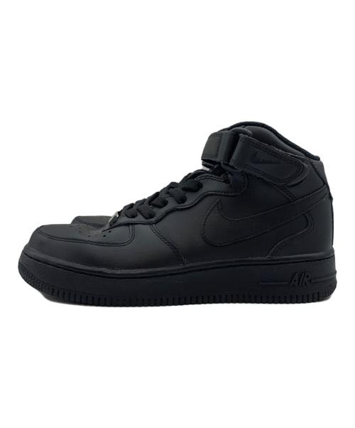 NIKE（ナイキ）NIKE (ナイキ) AIR FORCE 1 ’07 MID ブラック サイズ:23.5cmの古着・服飾アイテム