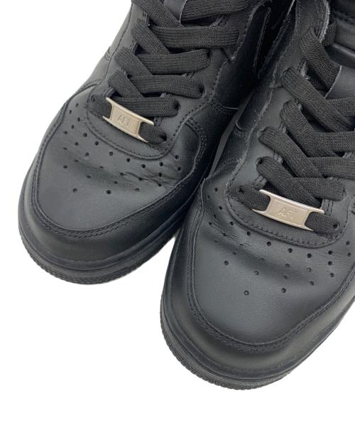 NIKE（ナイキ）NIKE (ナイキ) AIR FORCE 1 ’07 MID ブラック サイズ:23.5cmの古着・服飾アイテム