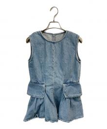 THE TOE（ザ・トゥー）の古着「Pericles Peplum Top」｜インディゴ