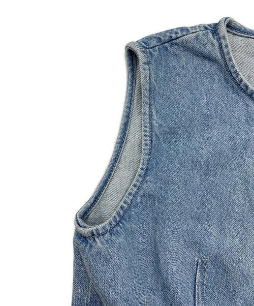 THE TOE（ザ・トゥー）THE TOE (ザ・トゥー) Pericles Peplum Top インディゴ サイズ:Sの古着・服飾アイテム