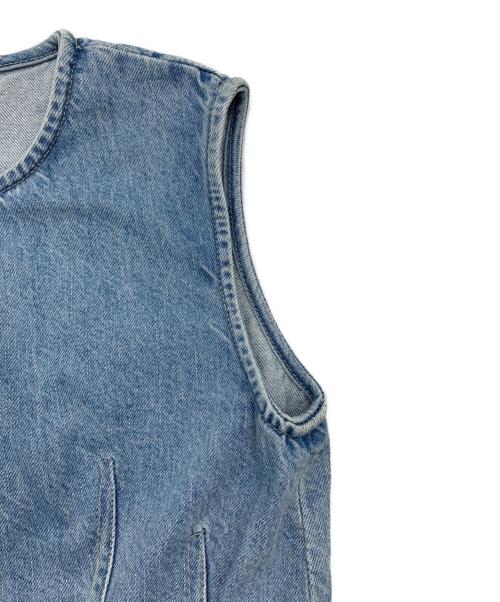 THE TOE（ザ・トゥー）THE TOE (ザ・トゥー) Pericles Peplum Top インディゴ サイズ:Sの古着・服飾アイテム