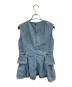 THE TOE (ザ・トゥー) Pericles Peplum Top インディゴ サイズ:S：14000円