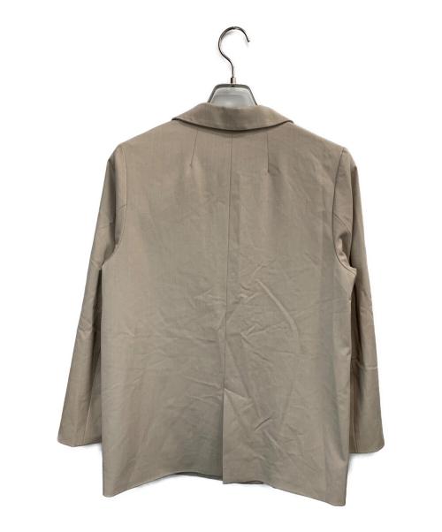 Mystrada（マイストラーダ）Mystrada (マイストラーダ) ダブルボタンテーラージャケット ベージュ サイズ:38の古着・服飾アイテム