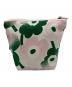 marimekko（マリメッコ）の古着「コスメティックバッグ」｜ホワイト×グリーン