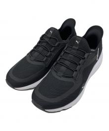 PUMA（プーマ）の古着「フレックスレース イーズイン ALT ワイド ランニングシューズ」｜ブラック