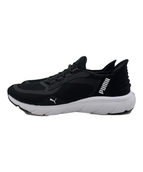 PUMA（プーマ）PUMA (プーマ) フレックスレース イーズイン ALT ワイド ランニングシューズ ブラック サイズ:28.0cmの古着・服飾アイテム