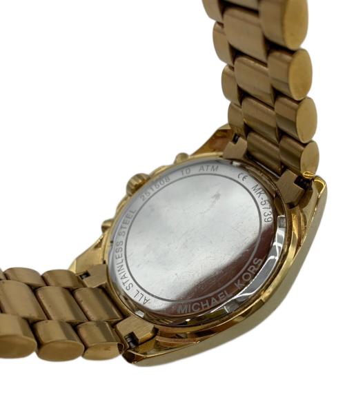 MICHAEL KORS（マイケルコース）MICHAEL KORS (マイケルコース) 腕時計 ブラックの古着・服飾アイテム