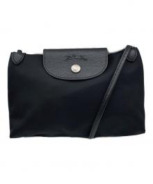 LONGCHAMP（ロンシャン）の古着「ショルダーバッグ」｜ブラック